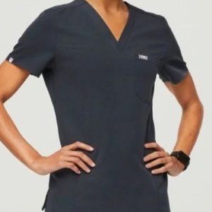 FIGS Catarina Scrub Top- NIGHT SKY- XXS